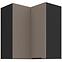 Kuchynská skrinka Aria-Ta/Bl Anti Fingerprint 60x60 Gn-72 2f (90°)
