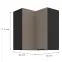 Kuchynská skrinka Aria-Ta/Bl Anti Fingerprint 60x60 Gn-72 2f (90°),2