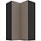 Kuchynská skrinka Aria-Ta/Bl Anti Fingerprint 60x60 Gn-108 2f (90°)