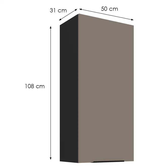 Kuchynská skrinka Aria-Ta/Bl Anti Fingerprint 50g-108 1f