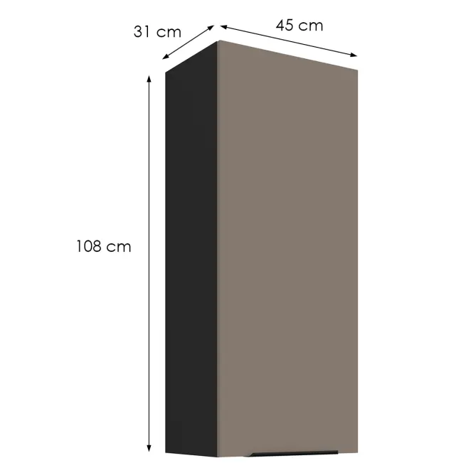 Kuchynská skrinka Aria-Ta/Bl Anti Fingerprint 45g-108 1f