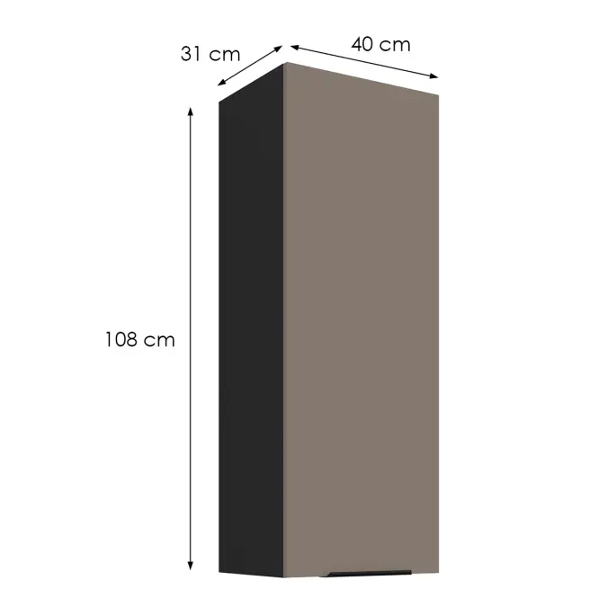 Kuchynská skrinka Aria-Ta/Bl Anti Fingerprint 40g-108 1f
