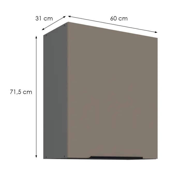 Kuchynská skrinka Aria-Ta/Ant Anti Fingerprint 60g-72 1f