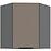 Kuchynská skrinka Aria-Ta/Ant Anti Fingerprint 60x60 Gn-72 1f (45°)