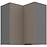 Kuchynská skrinka Aria-Ta/Ant Anti Fingerprint 60x60 Gn-72 2f (90°)