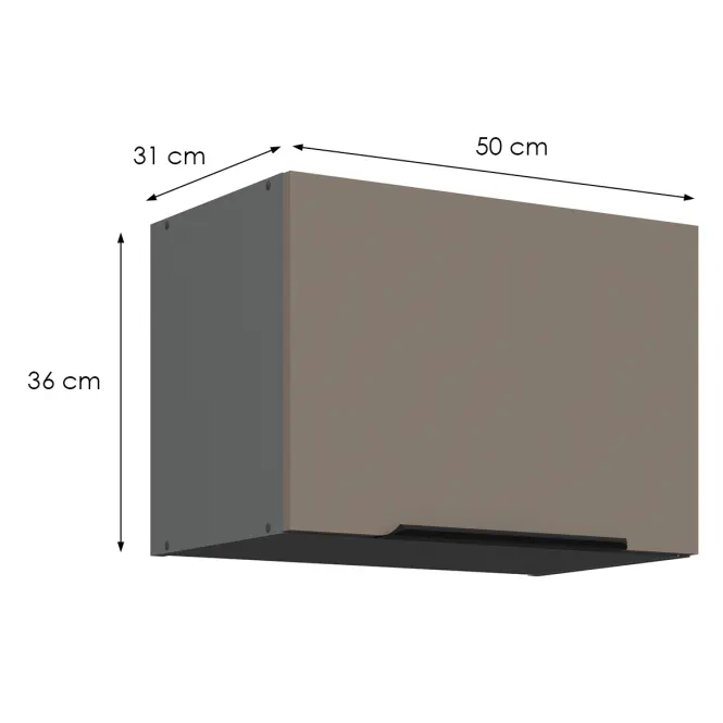 Kuchynská skrinka Aria-Ta/Ant Anti Fingerprint 50gu-36 1f