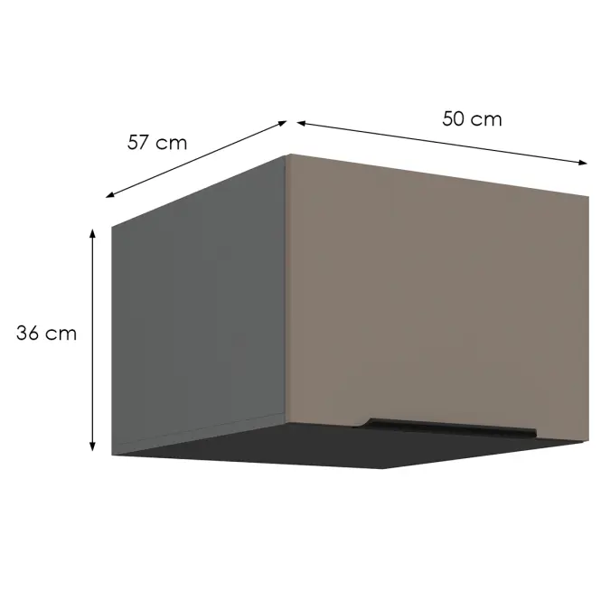 Kuchynská skrinka Aria-Ta/Ant Anti Fingerprint 50 Nagu-36 1f