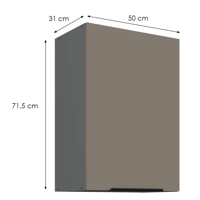 Kuchynská skrinka Aria-Ta/Ant Anti Fingerprint 50g-72 1f