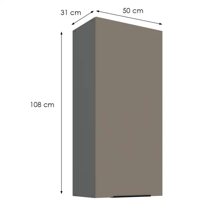 Kuchynská skrinka Aria-Ta/Ant Anti Fingerprint 50g-108 1f