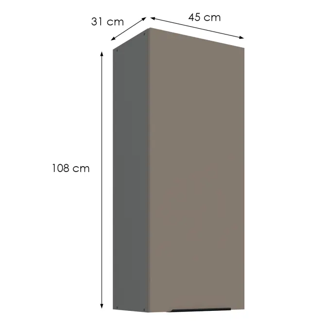 Kuchynská skrinka Aria-Ta/Ant Anti Fingerprint 45g-108 1f
