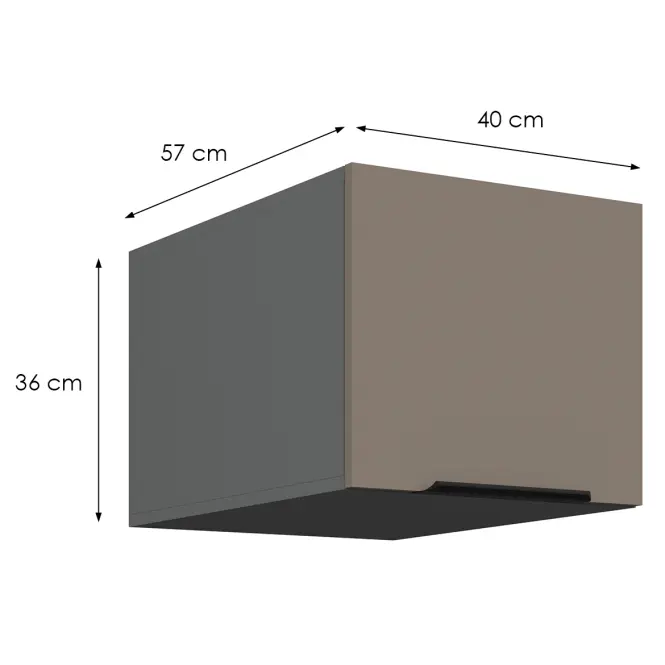 Kuchynská skrinka Aria-Ta/Ant Anti Fingerprint 40 Nagu-36 1f