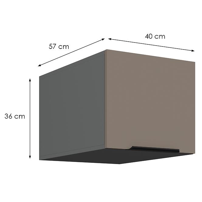 Kuchynská skrinka Aria-Ta/Ant Anti Fingerprint 40 Nagu-36 1f,2