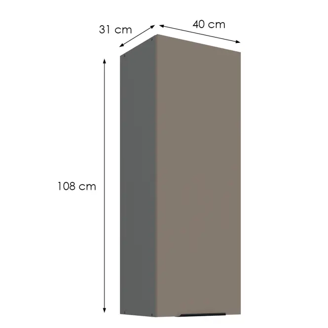 Kuchynská skrinka Aria-Ta/Ant Anti Fingerprint 40g-108 1f