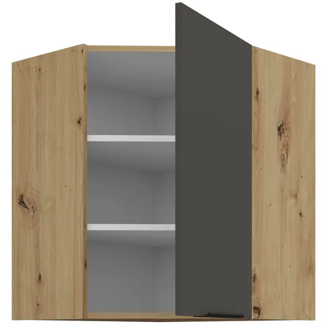 Kuchynská skrinka Aria-Gr/Ar Anti Fingerprint 60x60 Gn-72 1f (45°)