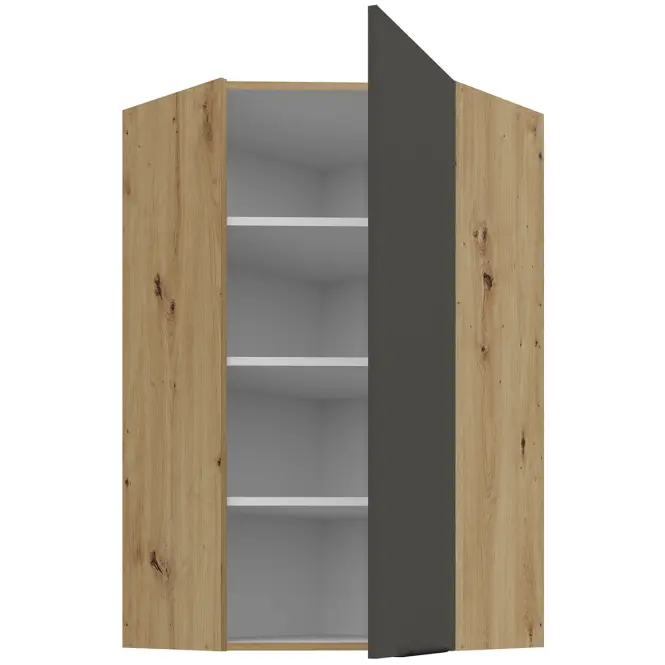 Kuchynská skrinka Aria-Gr/Ar Anti Fingerprint 60x60 Gn-108 1f (45°)