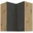 Kuchynská skrinka Aria-Gr/Ar Anti Fingerprint 60x60 Gn-72 2f (90°)