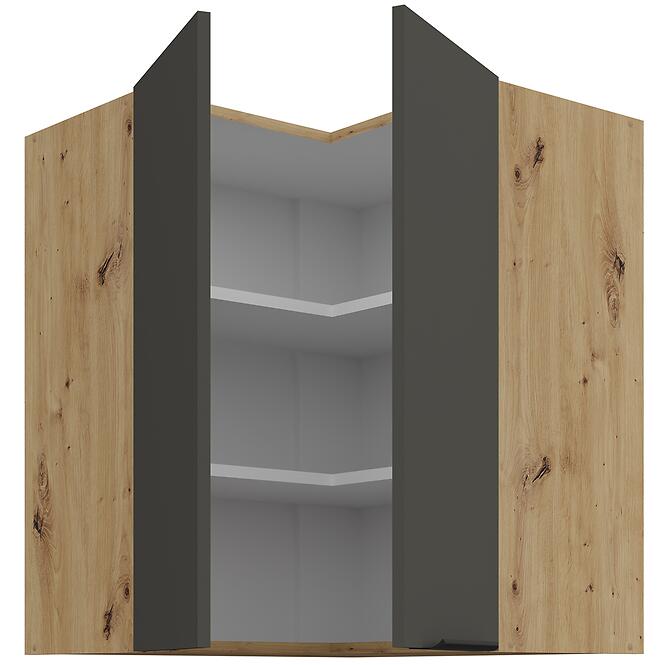 Kuchynská skrinka Aria-Gr/Ar Anti Fingerprint 60x60 Gn-72 2f (90°),3