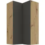 Kuchynská skrinka Aria-Gr/Ar Anti Fingerprint 60x60 Gn-108 2f (90°)