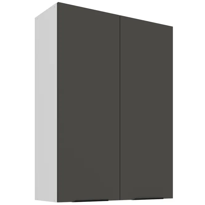 Kuchynská skrinka Aria-Gr/Wh Anti Fingerprint 80g-108 2f