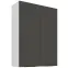 Kuchynská skrinka Aria-Gr/Wh Anti Fingerprint 80g-108 2f