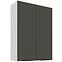 Kuchynská skrinka Aria-Gr/Wh Anti Fingerprint 80g-108 2f
