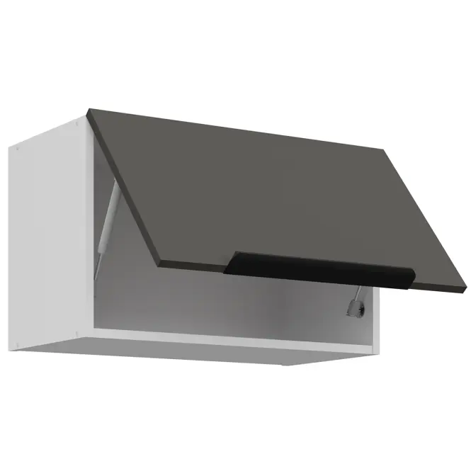 Kuchynská skrinka Aria-Gr/Wh Anti Fingerprint 60gu-36 1f