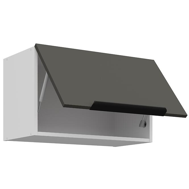 Kuchynská skrinka Aria-Gr/Wh Anti Fingerprint 60gu-36 1f,3
