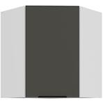 Kuchynská skrinka Aria-Gr/Wh Anti Fingerprint 60x60 Gn-72 1f (45°)