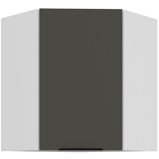 Kuchynská skrinka Aria-Gr/Wh Anti Fingerprint 60x60 Gn-72 1f (45°)
