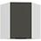 Kuchynská skrinka Aria-Gr/Wh Anti Fingerprint 60x60 Gn-72 1f (45°)