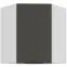 Kuchynská skrinka Aria-Gr/Wh Anti Fingerprint 60x60 Gn-72 1f (45°)