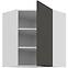 Kuchynská skrinka Aria-Gr/Wh Anti Fingerprint 60x60 Gn-72 1f (45°),3