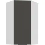 Kuchynská skrinka Aria-Gr/Wh Anti Fingerprint 60x60 Gn-108 1f (45°)