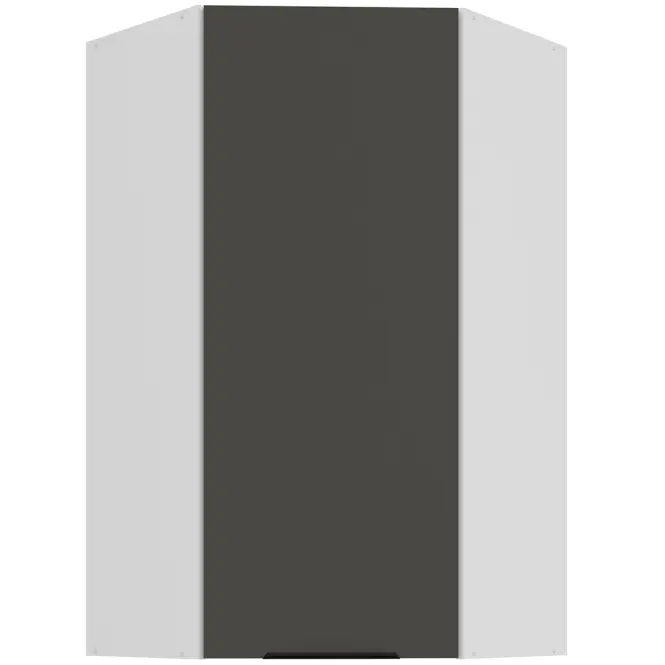 Kuchynská skrinka Aria-Gr/Wh Anti Fingerprint 60x60 Gn-108 1f (45°)