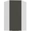 Kuchynská skrinka Aria-Gr/Wh Anti Fingerprint 60x60 Gn-108 1f (45°)