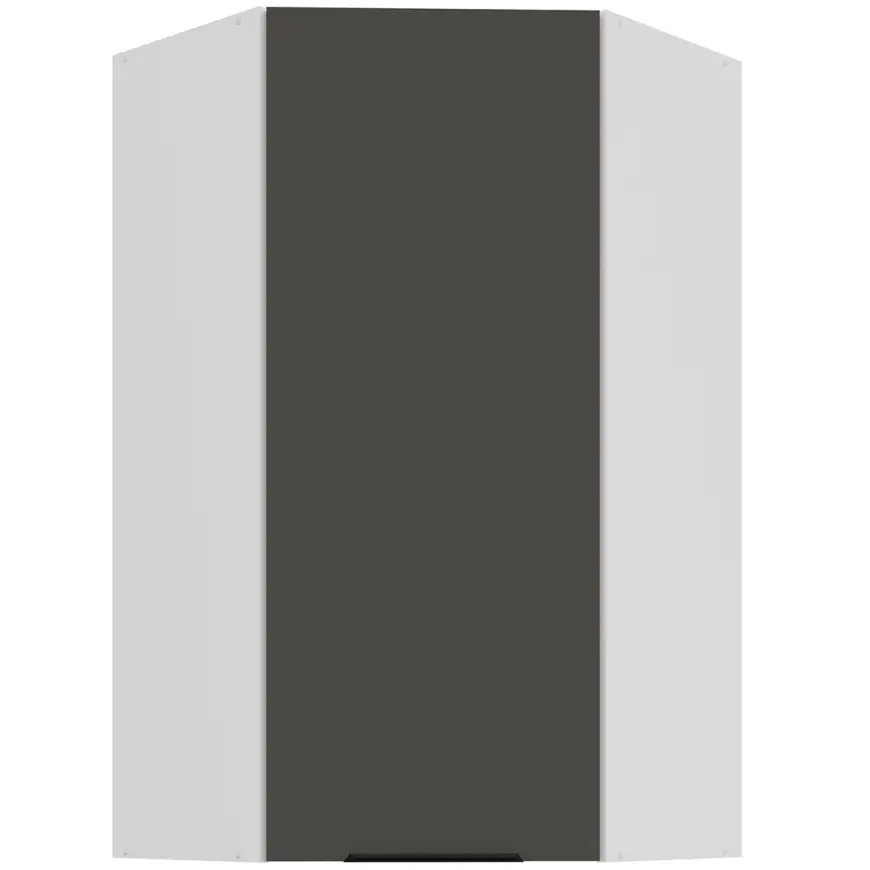 Kuchynská skrinka Aria-Gr/Wh Anti Fingerprint 60x60 Gn-108 1f (45°)