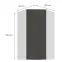 Kuchynská skrinka Aria-Gr/Wh Anti Fingerprint 60x60 Gn-108 1f (45°),2