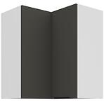Kuchynská skrinka Aria-Gr/Wh Anti Fingerprint 60x60 Gn-72 2f (90°)