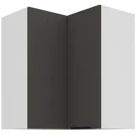 Kuchynská skrinka Aria-Gr/Wh Anti Fingerprint 60x60 Gn-72 2f (90°)