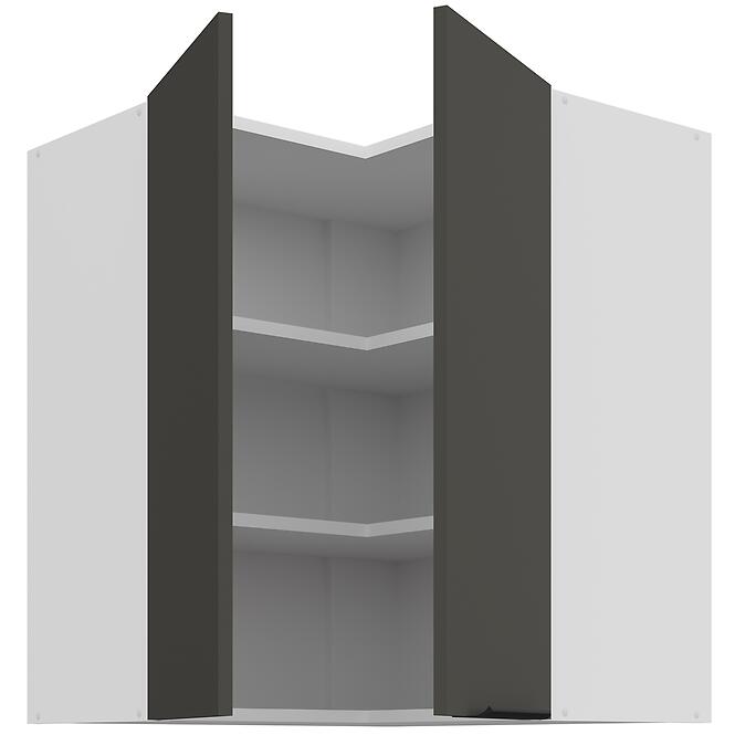 Kuchynská skrinka Aria-Gr/Wh Anti Fingerprint 60x60 Gn-72 2f (90°),3