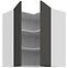 Kuchynská skrinka Aria-Gr/Wh Anti Fingerprint 60x60 Gn-72 2f (90°),3