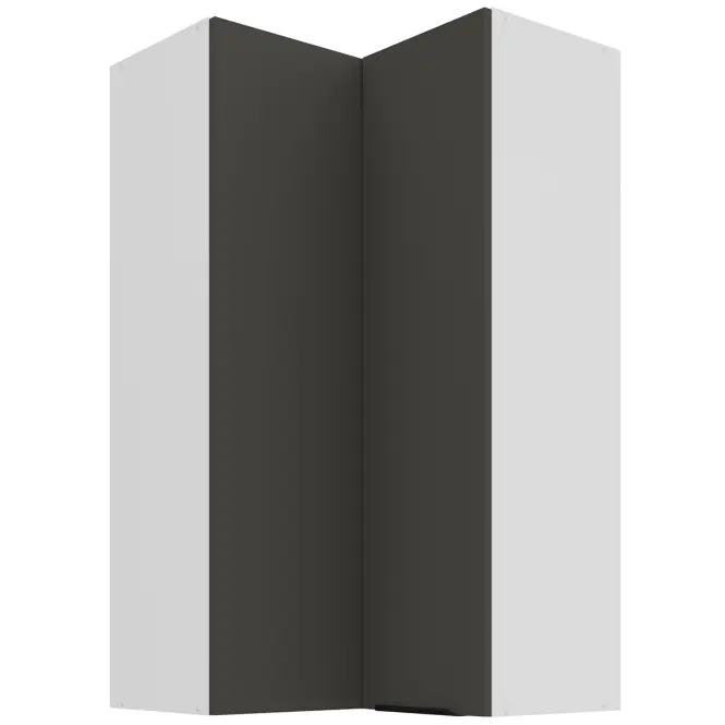 Kuchynská skrinka Aria-Gr/Wh Anti Fingerprint 60x60 Gn-108 2f (90°)
