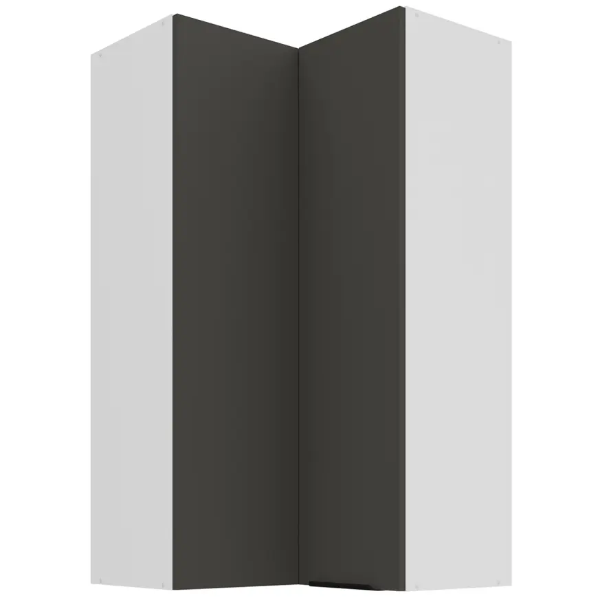 Kuchynská skrinka Aria-Gr/Wh Anti Fingerprint 60x60 Gn-108 2f (90°)