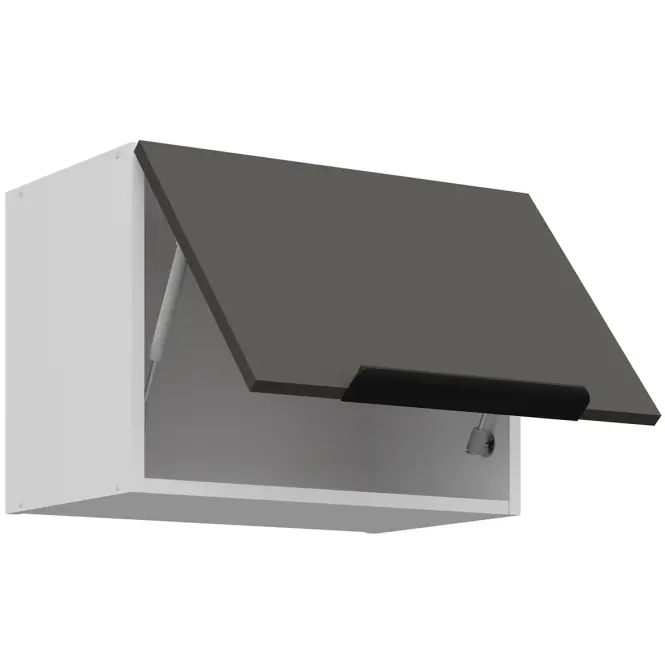Kuchynská skrinka Aria-Gr/Wh Anti Fingerprint 50gu-36 1f