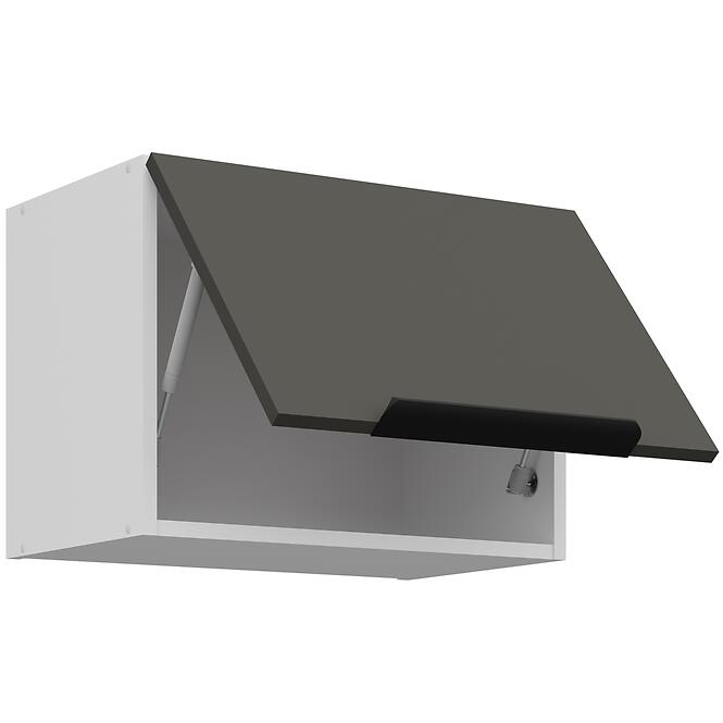Kuchynská skrinka Aria-Gr/Wh Anti Fingerprint 50gu-36 1f,3