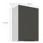 Kuchynská skrinka Aria-Gr/Wh Anti Fingerprint 50g-72 1f,2