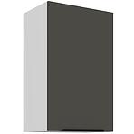 Kuchynská skrinka Aria-Gr/Wh Anti Fingerprint 45g-72 1f