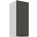 Kuchynská skrinka Aria-Gr/Wh Anti Fingerprint 30g-72 1f