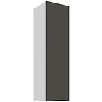 Kuchynská skrinka Aria-Gr/Wh Anti Fingerprint 30g-108 1f