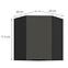 Kuchynská skrinka Aria-Gr/Bl Anti Fingerprint 60x60 Gn-72 1f (45°),2